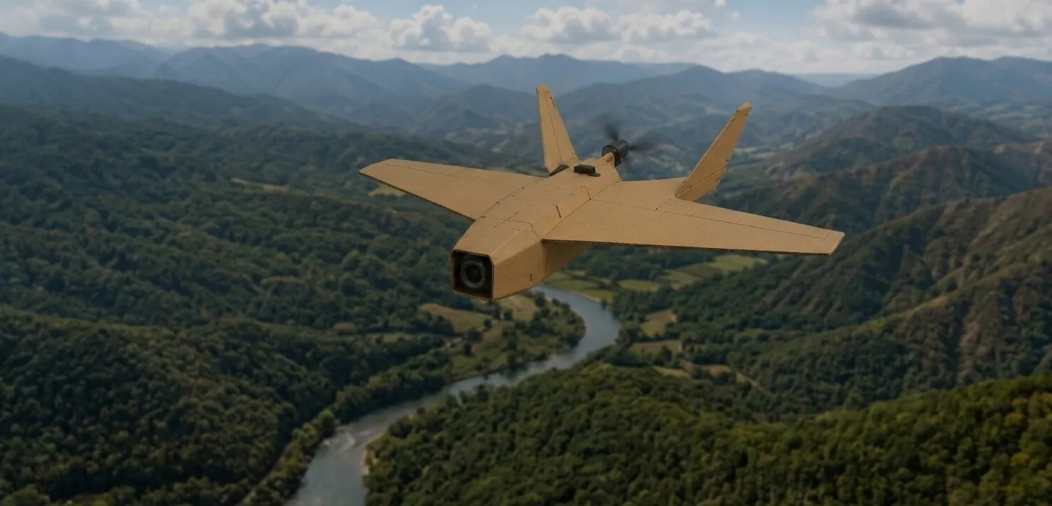 Celluwing cardboard plane platform overview — military and civil